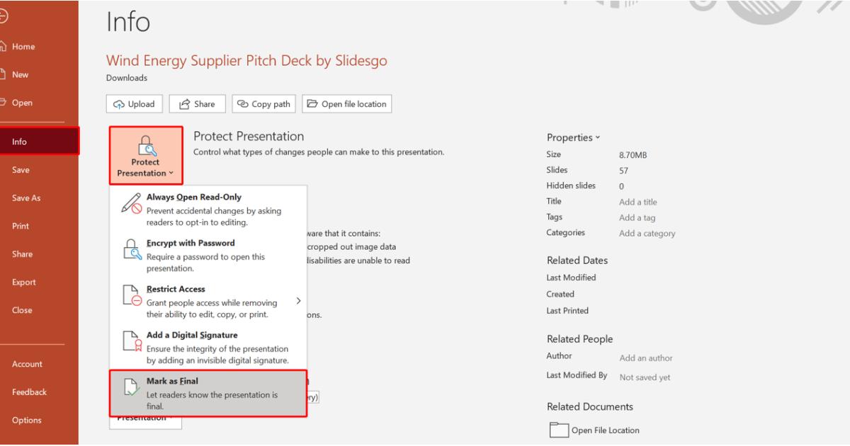 6 cách bảo vệ bản trình chiếu PowerPoint không bị chỉnh sửa