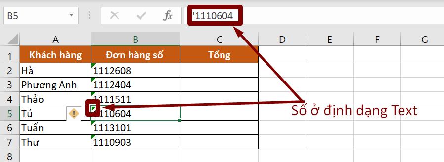 Lỗi hàm Vlookup trong Excel không chạy
