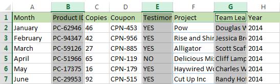 HƯỚNG DẪN CÁCH THÊM CỘT TRONG EXCEL