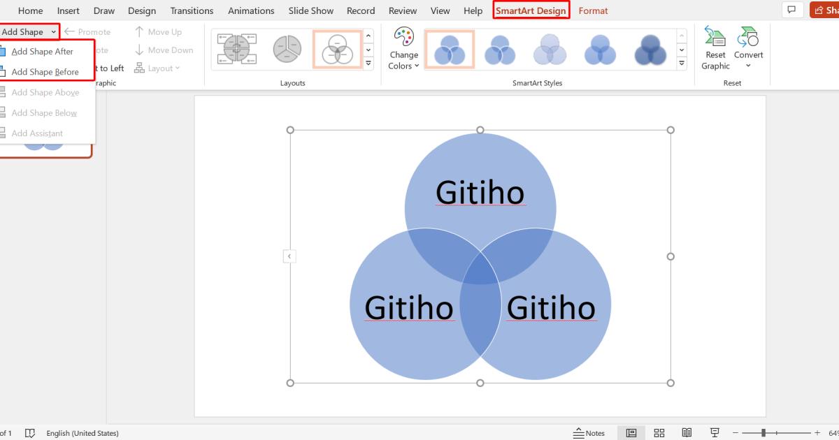 Hướng dẫn tạo biểu đồ Venn độc đáo trong PowerPoint