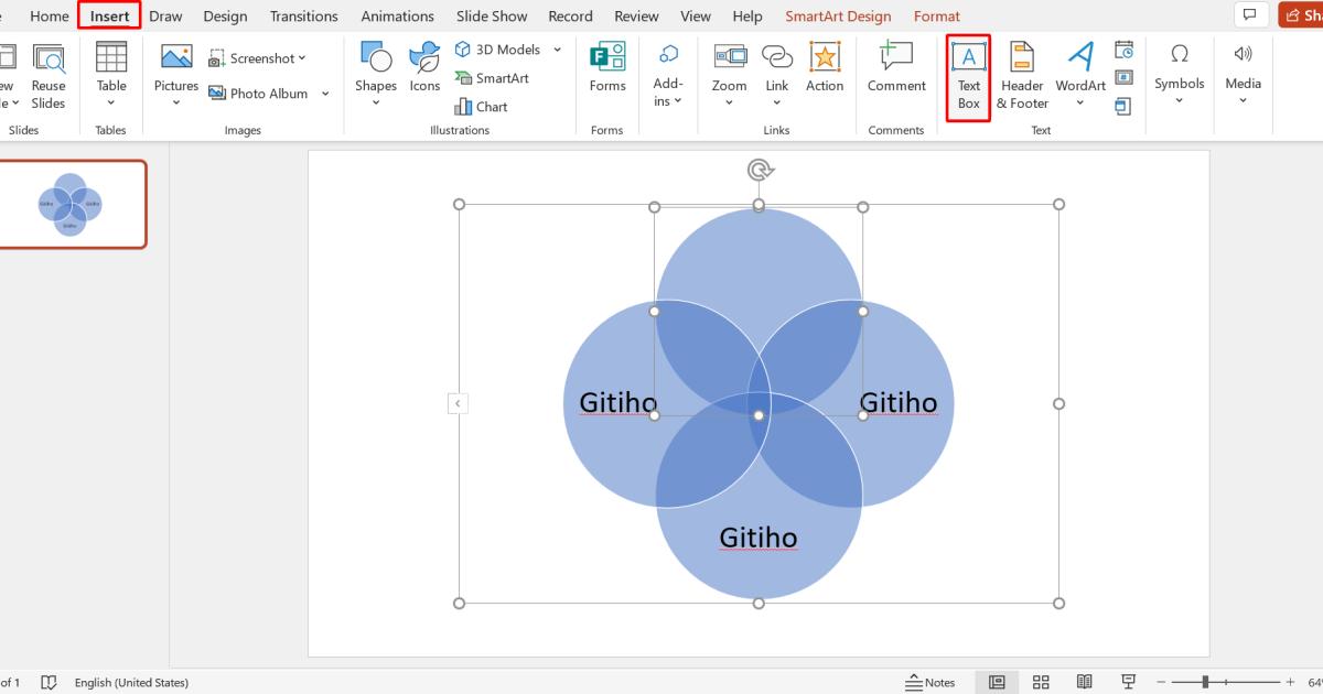 Hướng dẫn tạo biểu đồ Venn độc đáo trong PowerPoint
