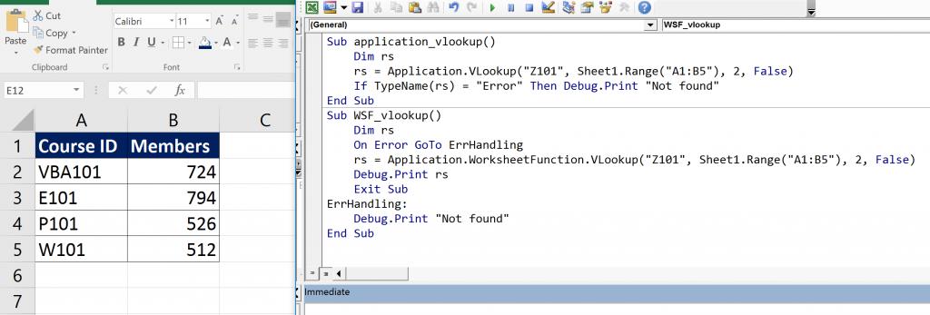 Cách dùng hàm VLOOKUP VBA và vòng lặp FOR EACH trong VBA Excel