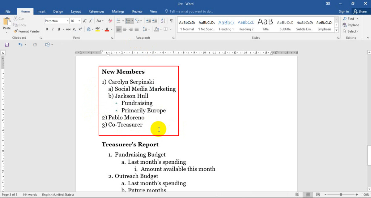 Đánh dấu (bullet) và đánh số (numbering) tự động trong Word