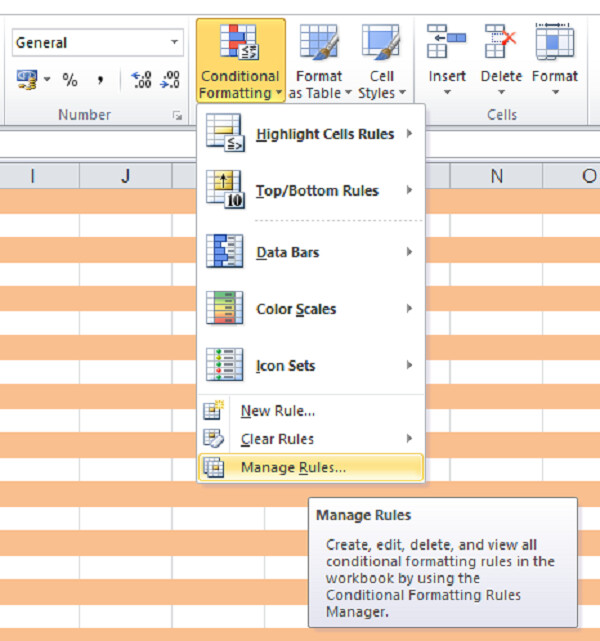 Cách Tô Màu So Le (Cách Dòng) Trong Bảng Tính Excel