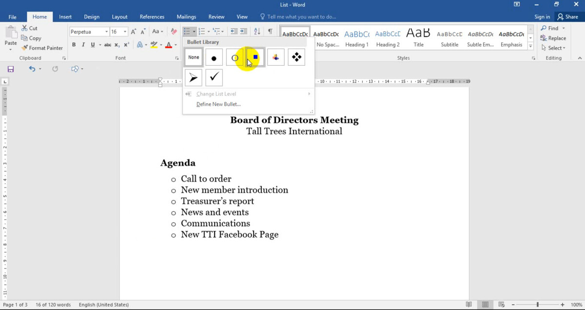 Đánh dấu (bullet) và đánh số (numbering) tự động trong Word