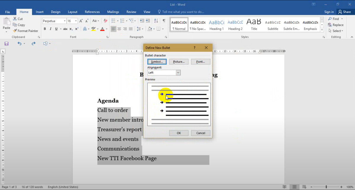 Đánh dấu (bullet) và đánh số (numbering) tự động trong Word