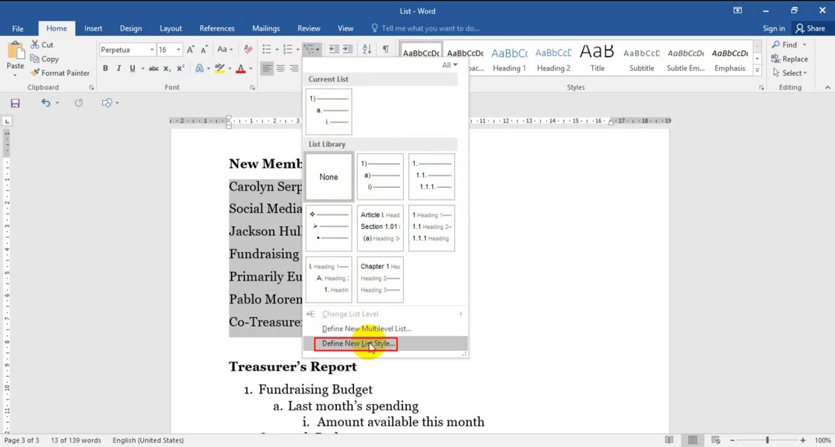 Đánh dấu (bullet) và đánh số (numbering) tự động trong Word
