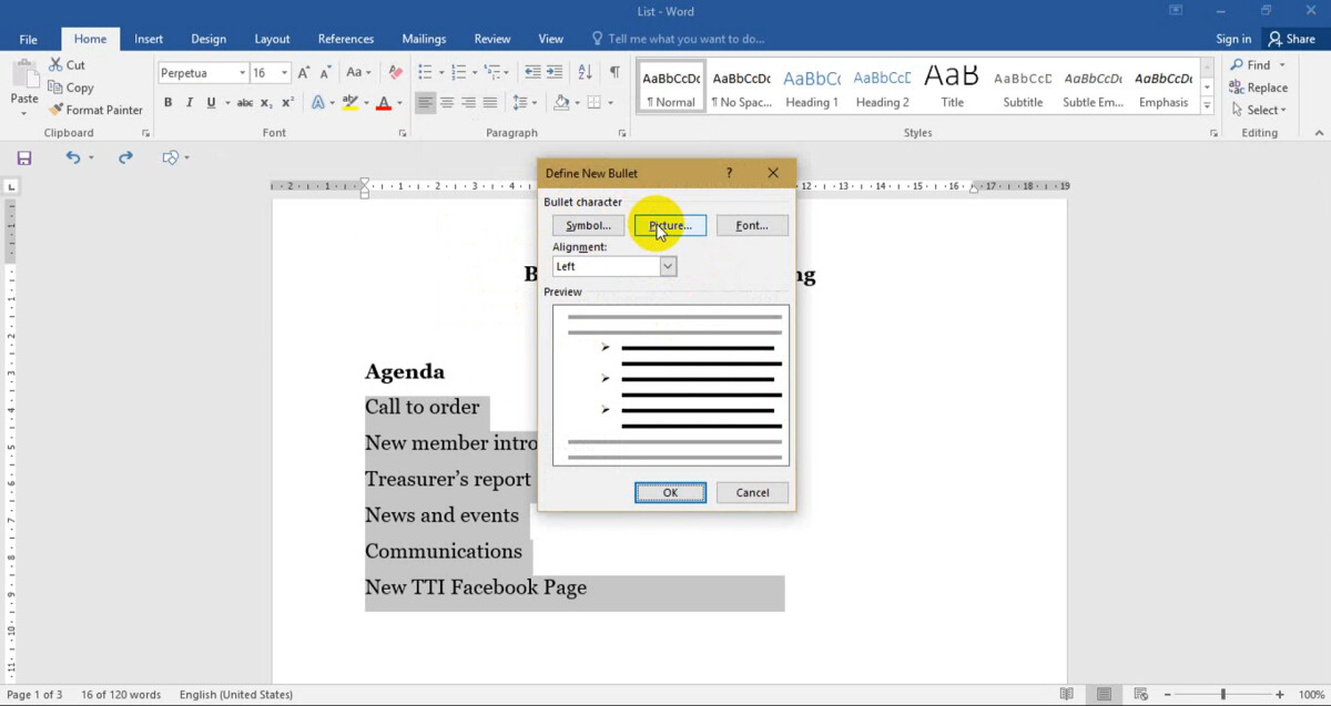 Đánh dấu (bullet) và đánh số (numbering) tự động trong Word