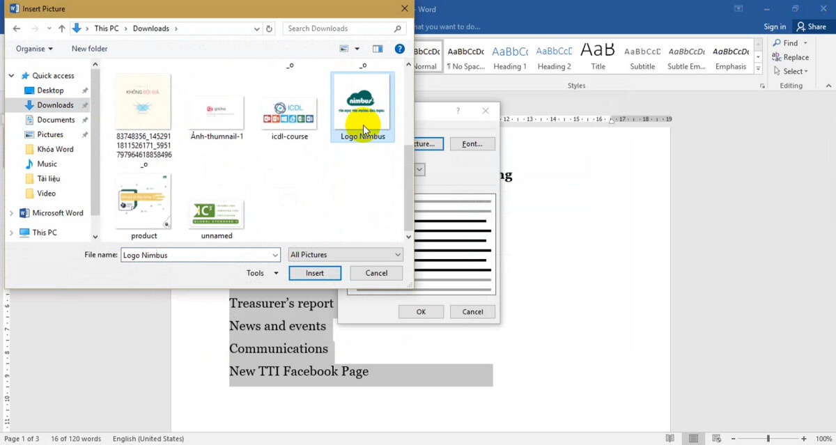 Đánh dấu (bullet) và đánh số (numbering) tự động trong Word