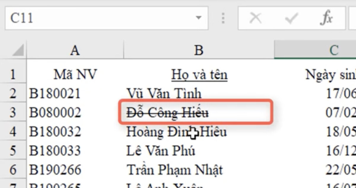 Kỹ thuật định dạng font chữ cơ bản và nâng cao trong Excel