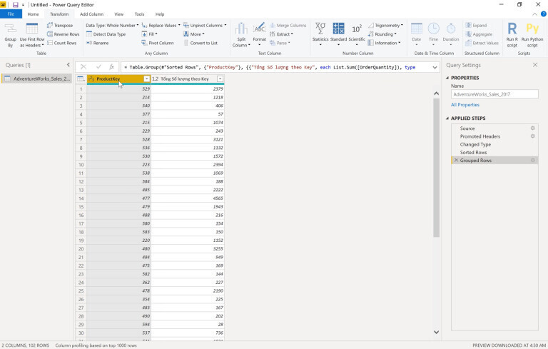 Hướng dẫn cách sử dụng hiệu quả Grouping Data trong PowerBI