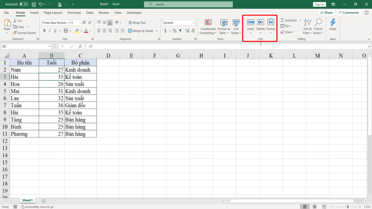 Tìm hiểu về thanh công cụ Excel: chức năng các thẻ trên thanh công cụ