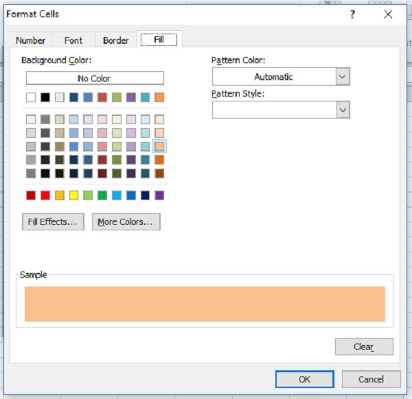 Cách tô màu so le (cách dòng) trong bảng tính Excel