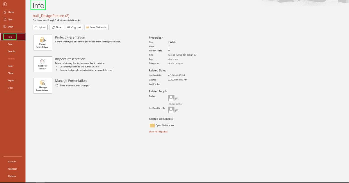 Hướng dẫn cách kiểm tra số từ trong PowerPoint  trên Windows và MacOS