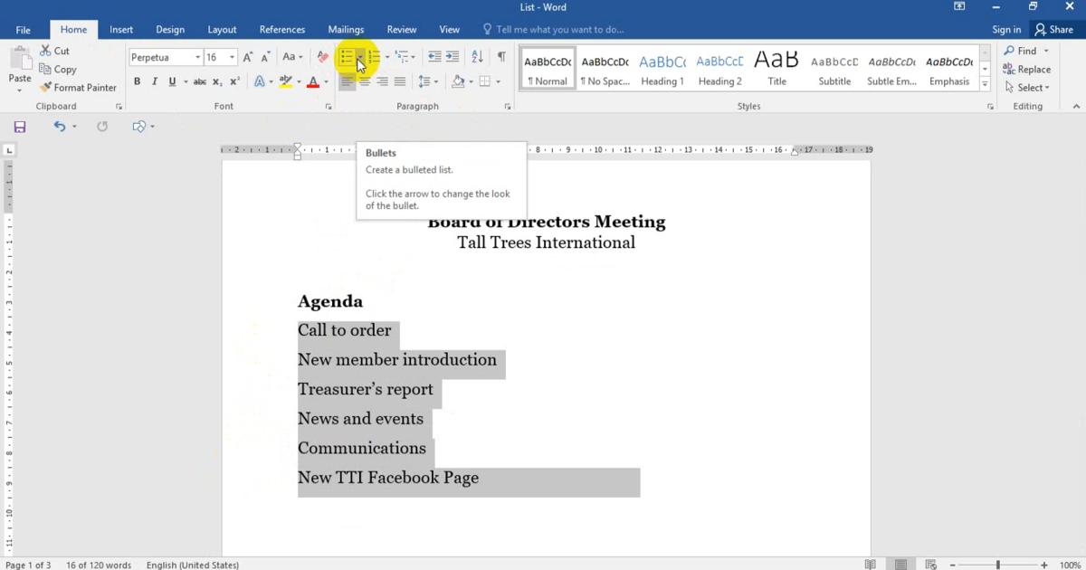 Đánh dấu (bullet) và đánh số (numbering) tự động trong Word