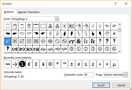 Hướng dẫn các cách đánh dấu tích trong Excel