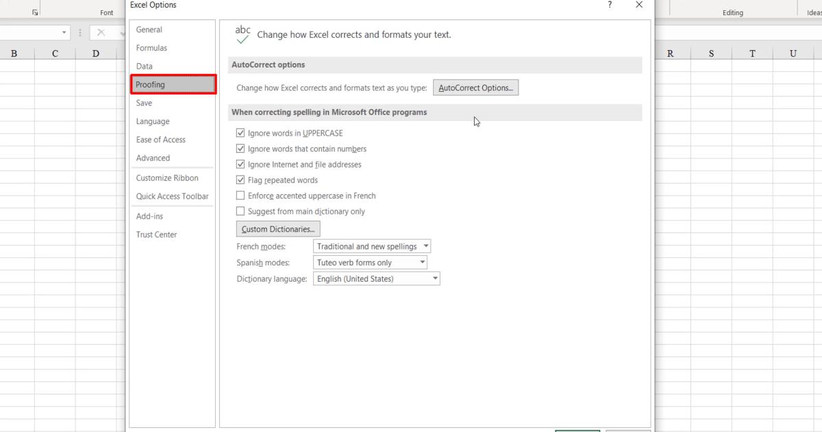 Tìm hiểu về Tùy chỉnh trong Excel và những thiết lập thường gặp