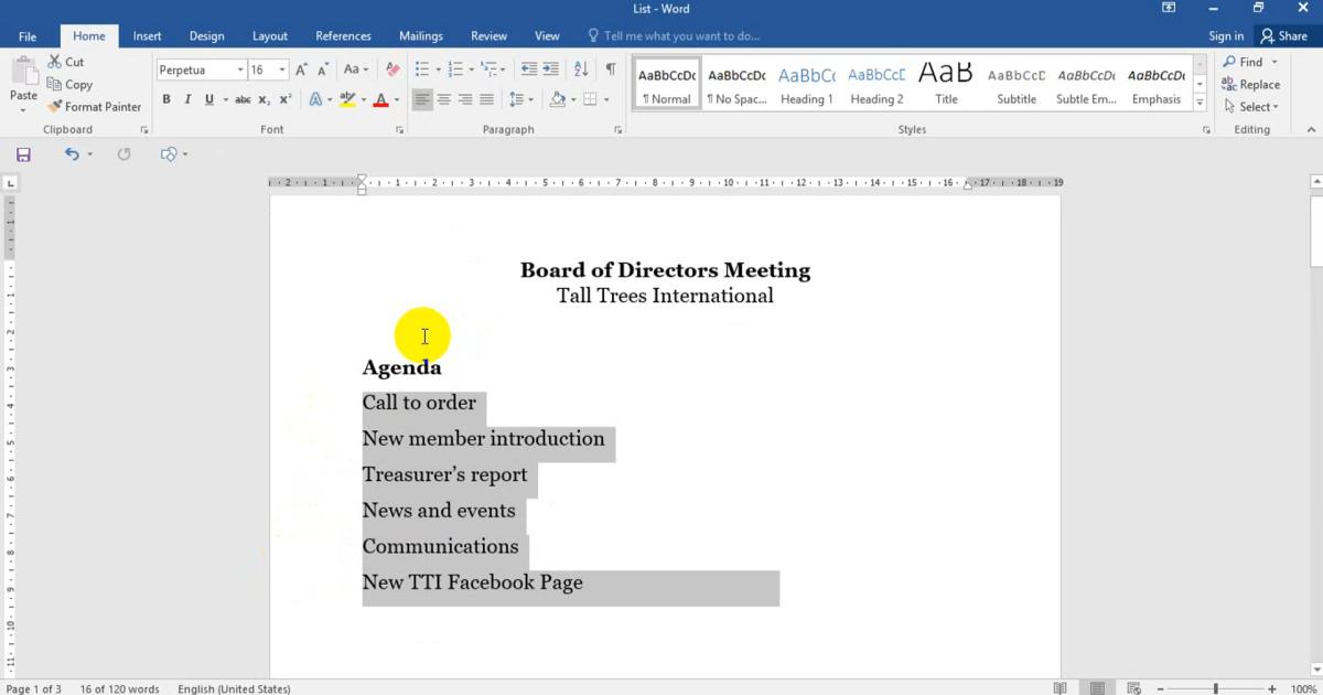 Đánh dấu (bullet) và đánh số (numbering) tự động trong Word