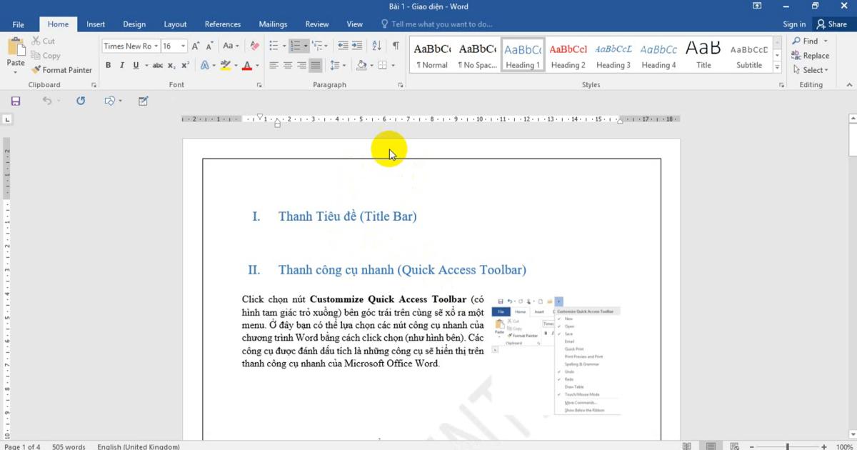 Tạo liên kết Hyperlink đến file trong máy tính
