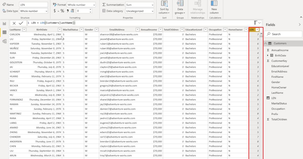 Nhóm hàm TEXT cơ bản để phân tích dữ liệu trong PowerBI DAX