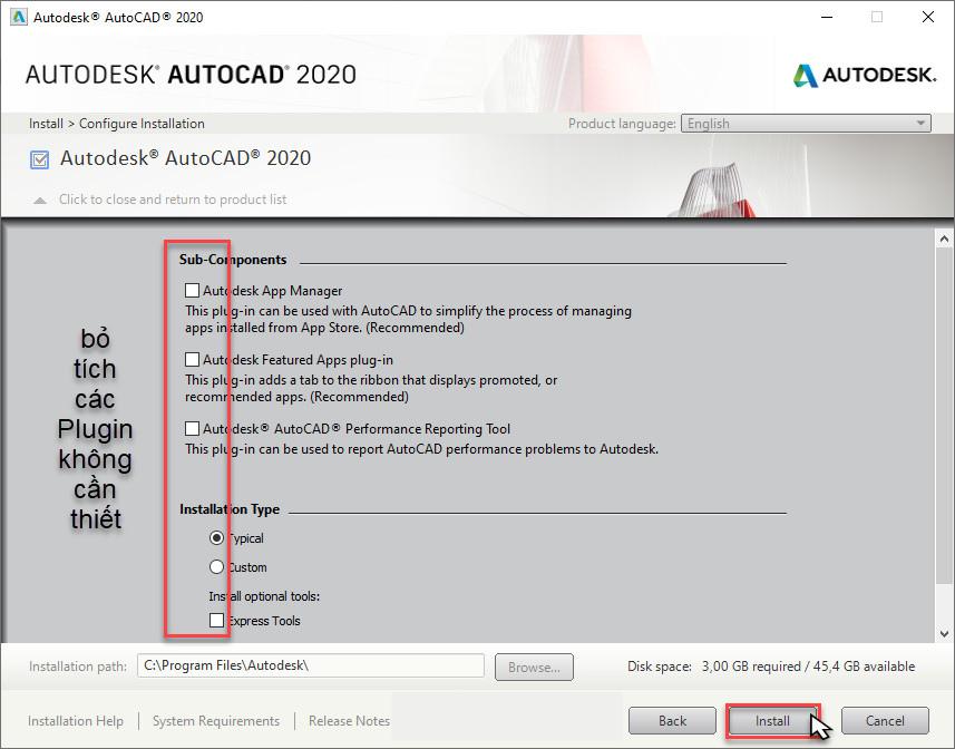 Hướng dẫn cài đặt AutoCAD 2020 một phát được luôn của Gitiho