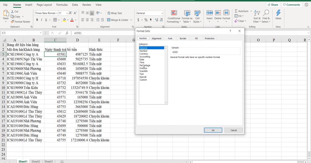 Thế nào là bảng dữ liệu Excel? Các thành phần của bảng dữ liệu Excel