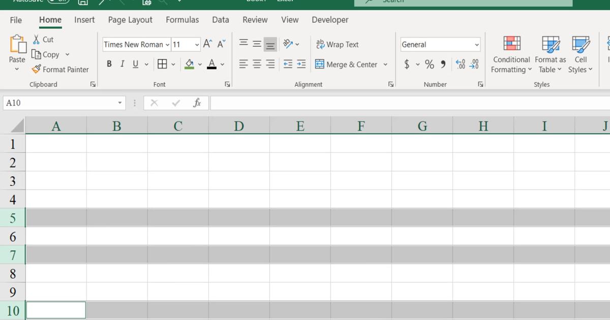 Một số thao tác thường dùng với đối tượng Hàng, Cột trong Excel - Phần 1