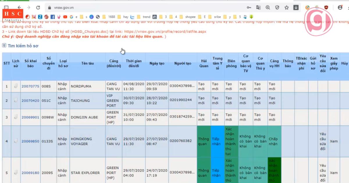 Những chứng từ cần thiết để khai Manifest chuẩn trong Logistics