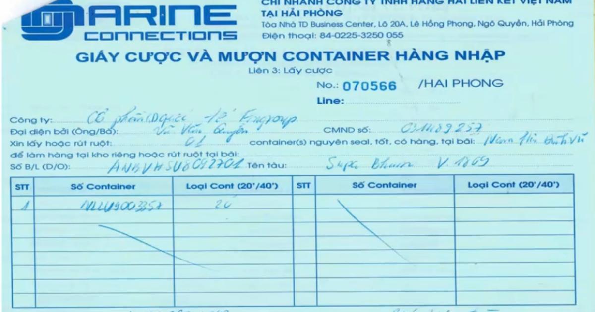 Phôi phiếu EIR là gì? Cách khai phôi phiếu EIR tại cảng