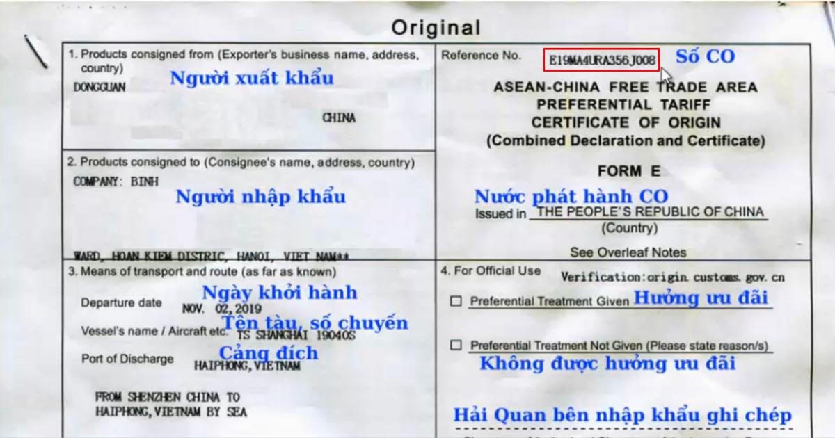 C/O là gì? Thông tin khái quát về chứng từ C/O trong Logistics