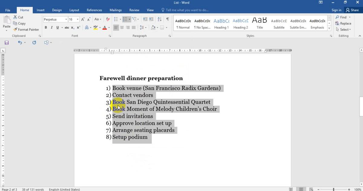 Đánh dấu (bullet) và đánh số (numbering) tự động trong Word