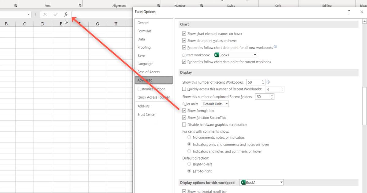 Tìm hiểu về Tùy chỉnh trong Excel và những thiết lập thường gặp