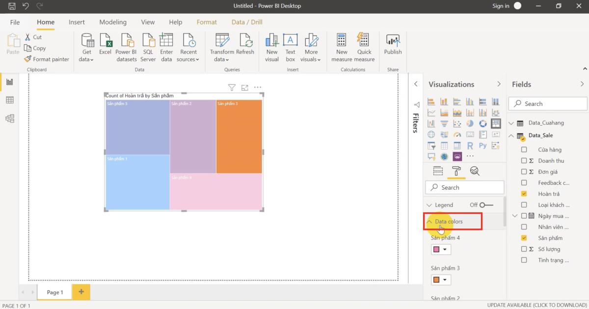 Cách tạo và sử dụng biểu đồ TreeMap hiệu quả trong PowerBI