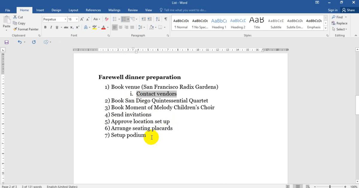 Đánh dấu (bullet) và đánh số (numbering) tự động trong Word