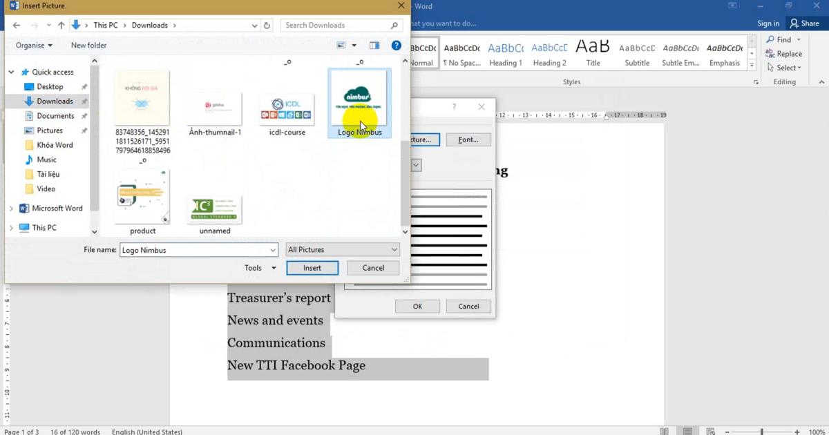 Đánh dấu (bullet) và đánh số (numbering) tự động trong Word