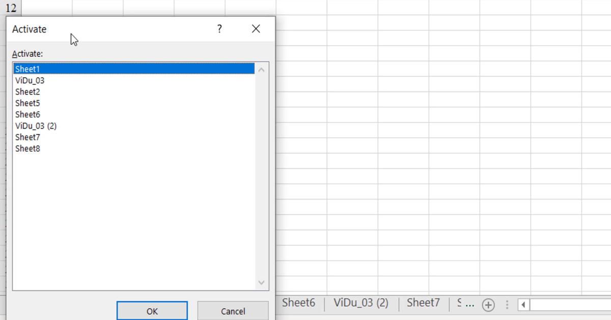 Cách di chuyển nhanh giữa các Sheet và đặt tên Sheet Excel đúng chuẩn