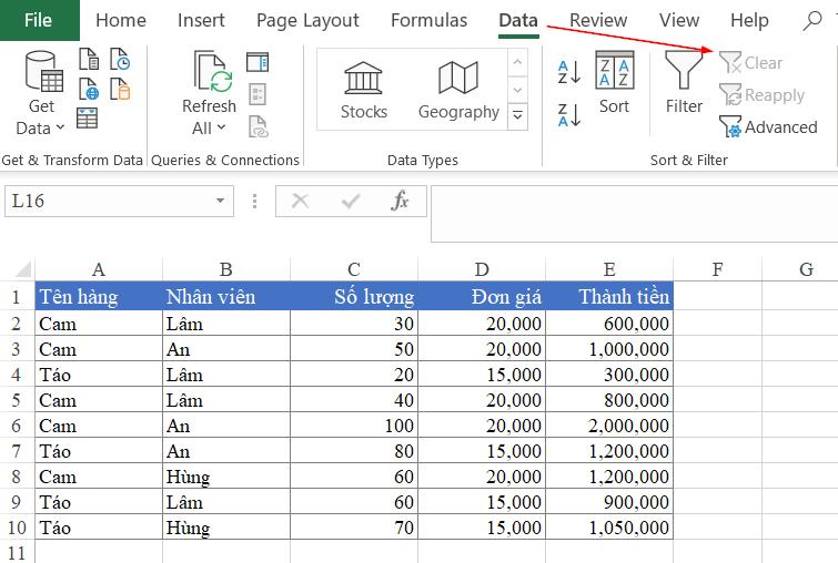 Cách để khắc phục lỗi Excel bị ẩn dòng không unhide được