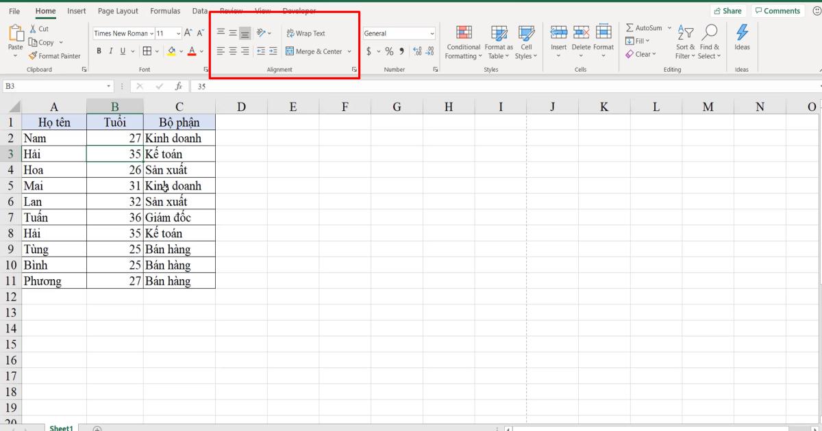 Tìm hiểu về thanh công cụ Excel: chức năng các thẻ trên thanh công cụ