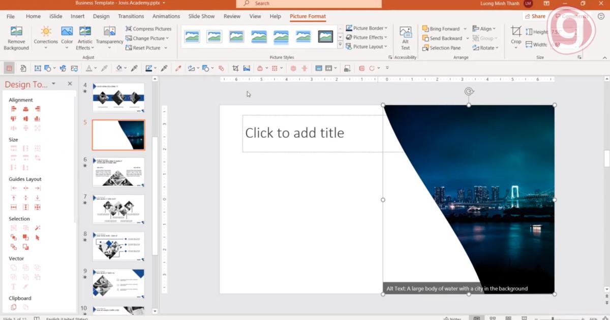 Thủ thuật Powerpoint với Slide Master