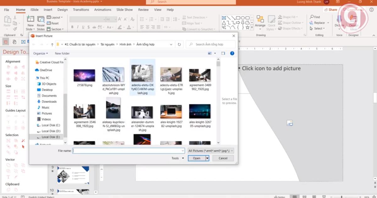 Thủ thuật Powerpoint với Slide Master