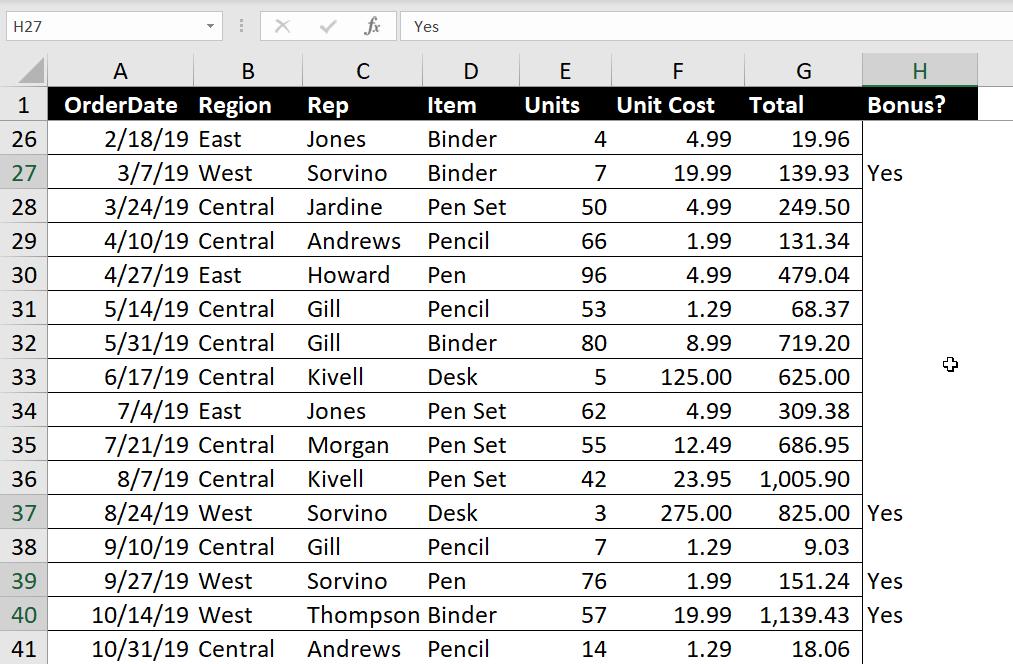 Cách dán dữ liệu hoặc điền công thức vào ô trong Excel mà không bị ẩn