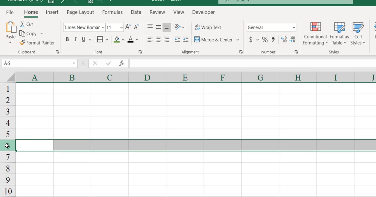 Một số thao tác thường dùng với đối tượng Hàng, Cột trong Excel - Phần 1