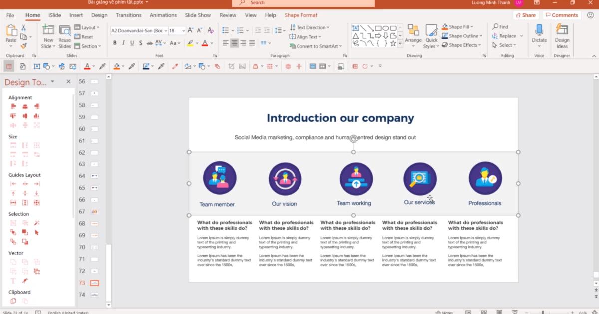 Phím tắt hữu ích khi thiết kế Slide bằng Powerpoint