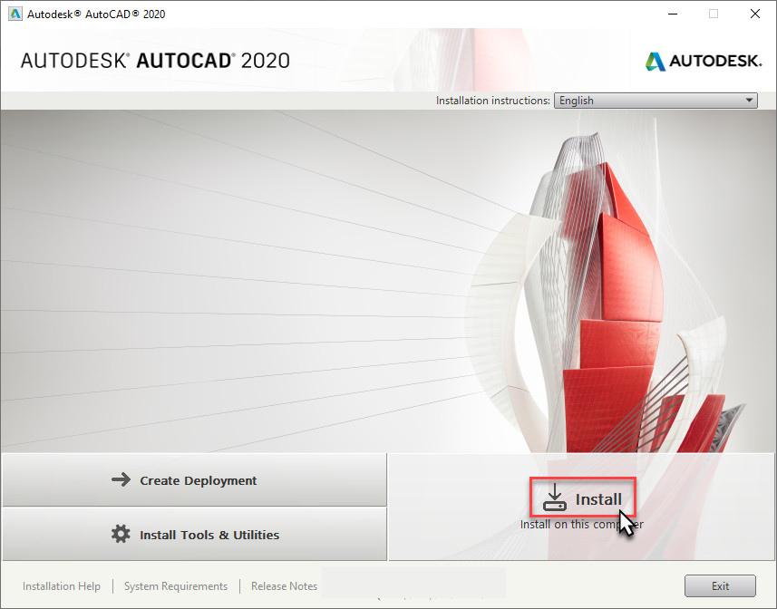 Hướng dẫn cài đặt AutoCAD 2020 một phát được luôn của Gitiho