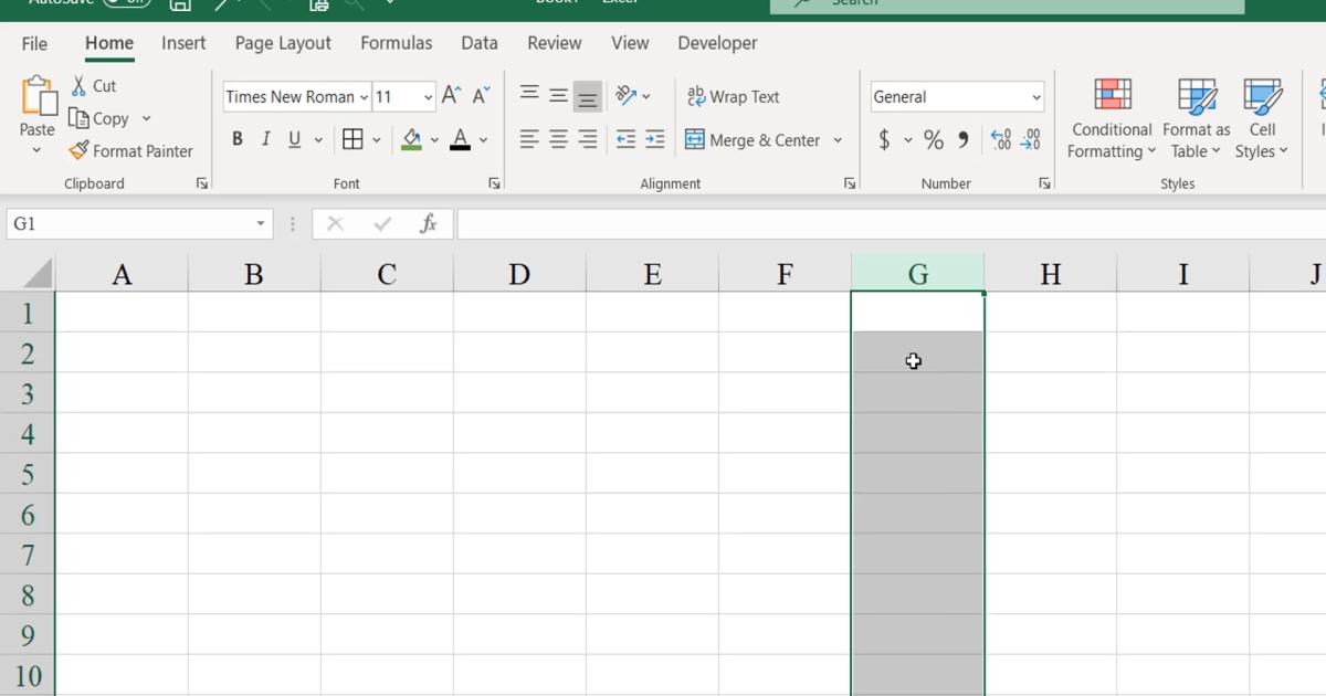 Một số thao tác thường dùng với đối tượng Hàng, Cột trong Excel - Phần 1
