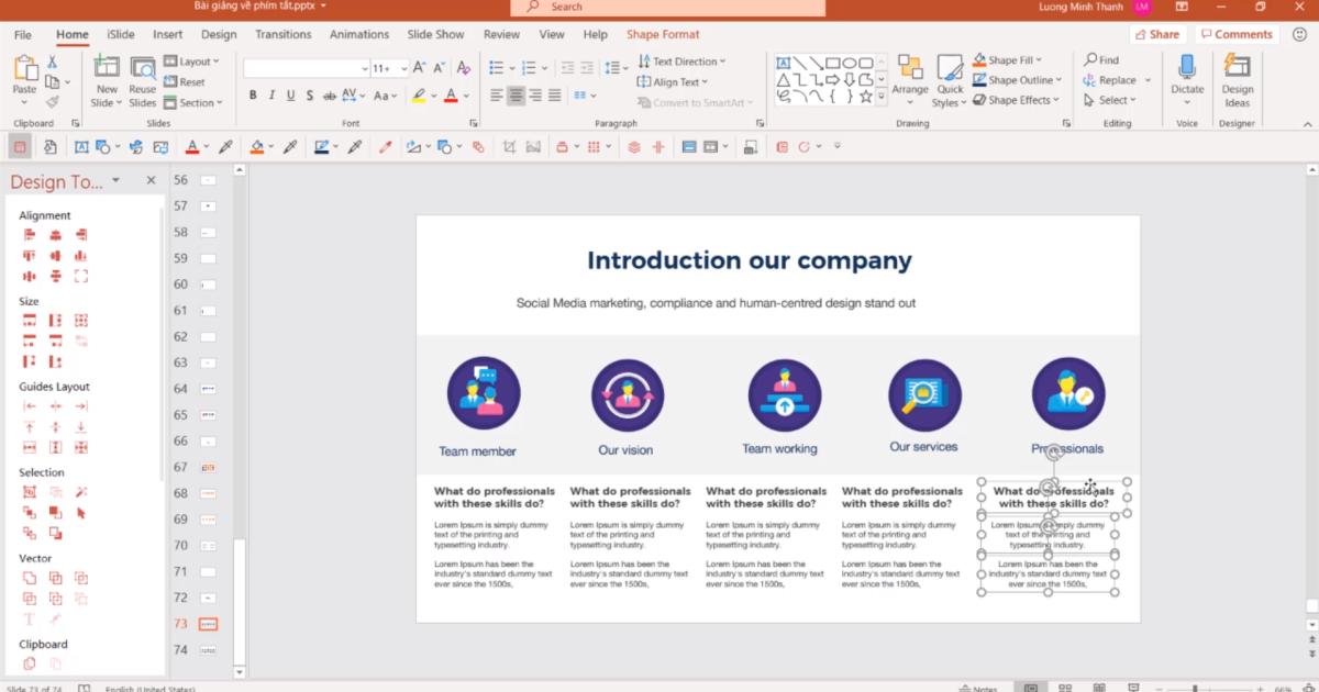 Phím tắt hữu ích khi thiết kế Slide bằng Powerpoint