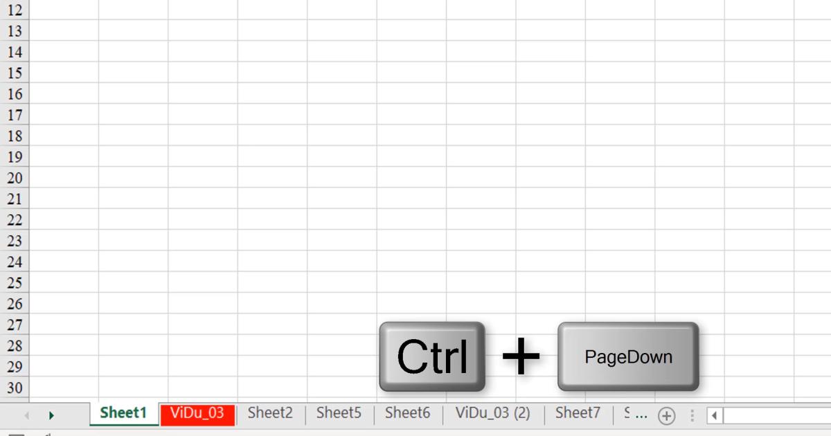Cách di chuyển nhanh giữa các Sheet và đặt tên Sheet Excel đúng chuẩn