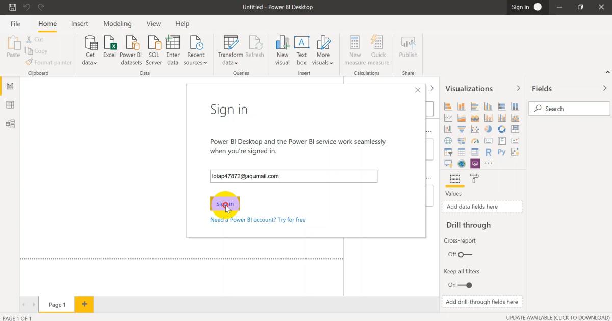 Hướng dẫn cách cài đặt tài khoản PowerBI Pro miễn phí