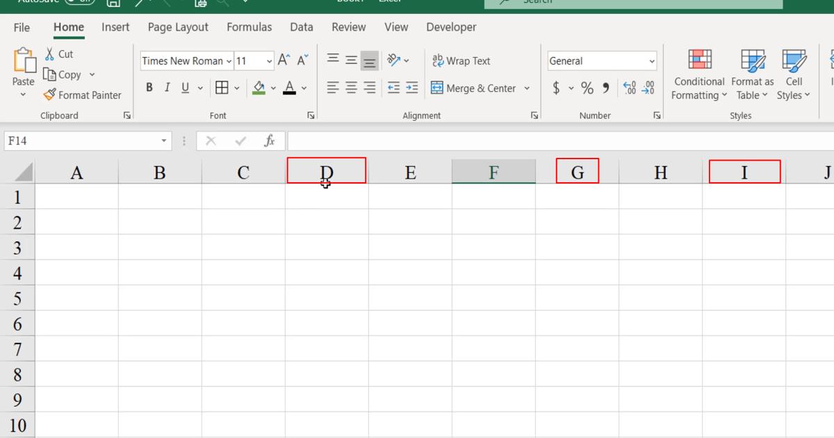 Một số thao tác thường dùng với đối tượng Hàng, Cột trong Excel - Phần 1