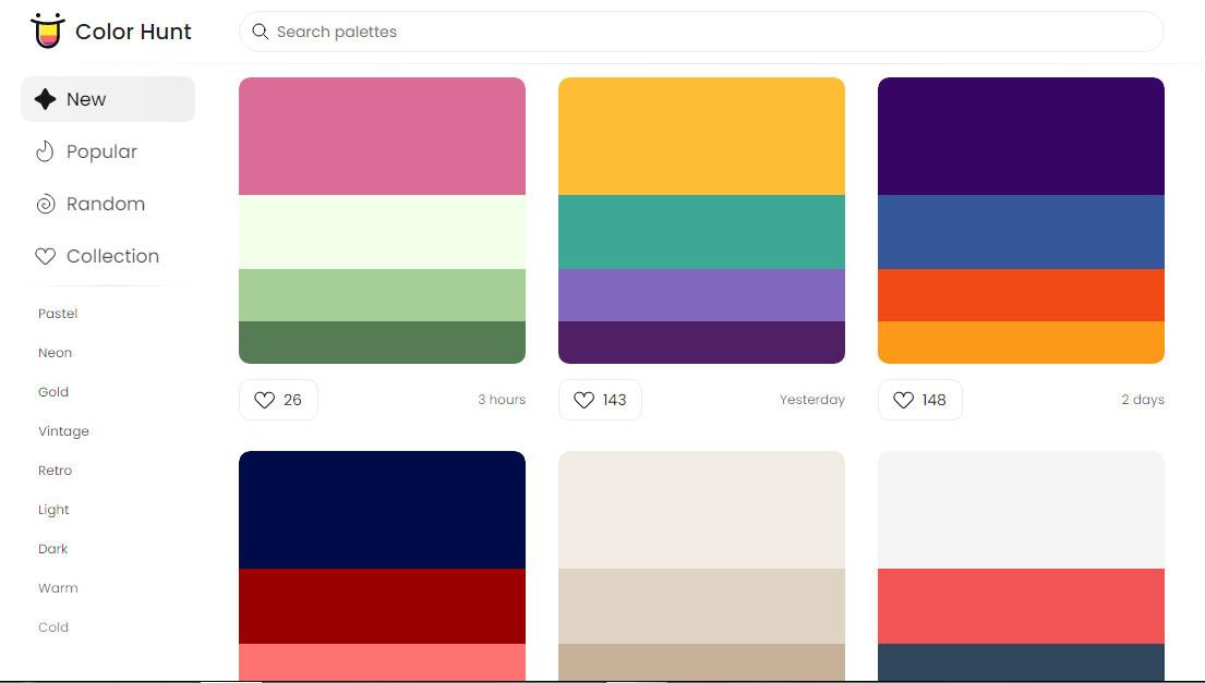5 trang web phối màu thiết kế đồ họa hoàn toàn miễn phí